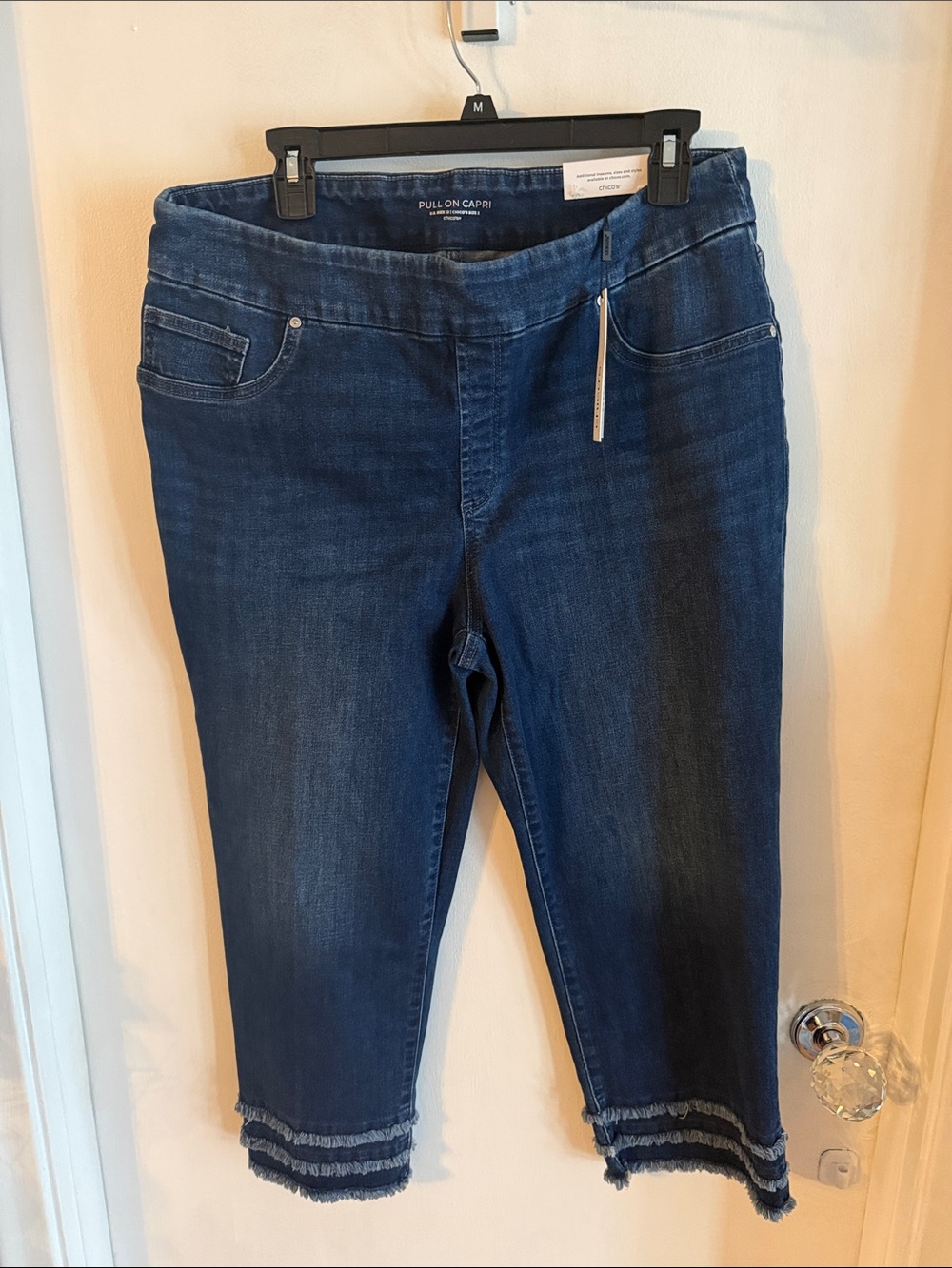 Chico Jeans -2- Dark Blue Frayed Hem